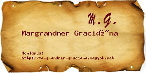 Margrandner Graciána névjegykártya